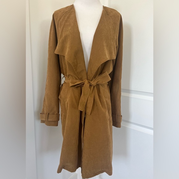 Open Front Trench Coat - Picture 1 of 5